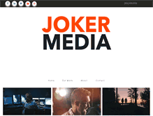 Tablet Screenshot of jokermediamqt.com